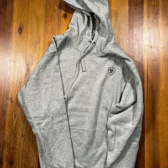 Ariat Women's Boot Barn Exclusive Leopard Print Logo Hoodie - Picture 13 of 13